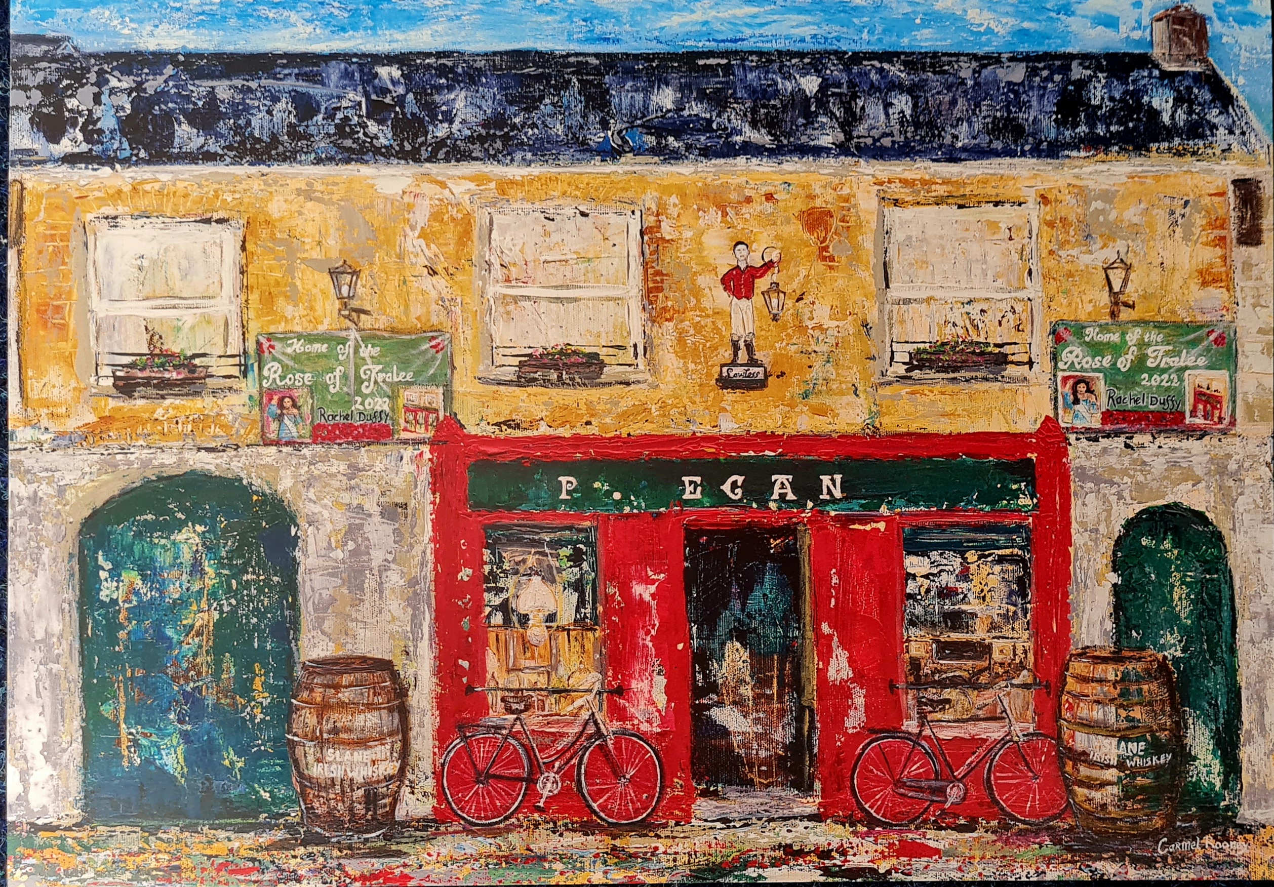 A4 print on card Egan's pub Moate