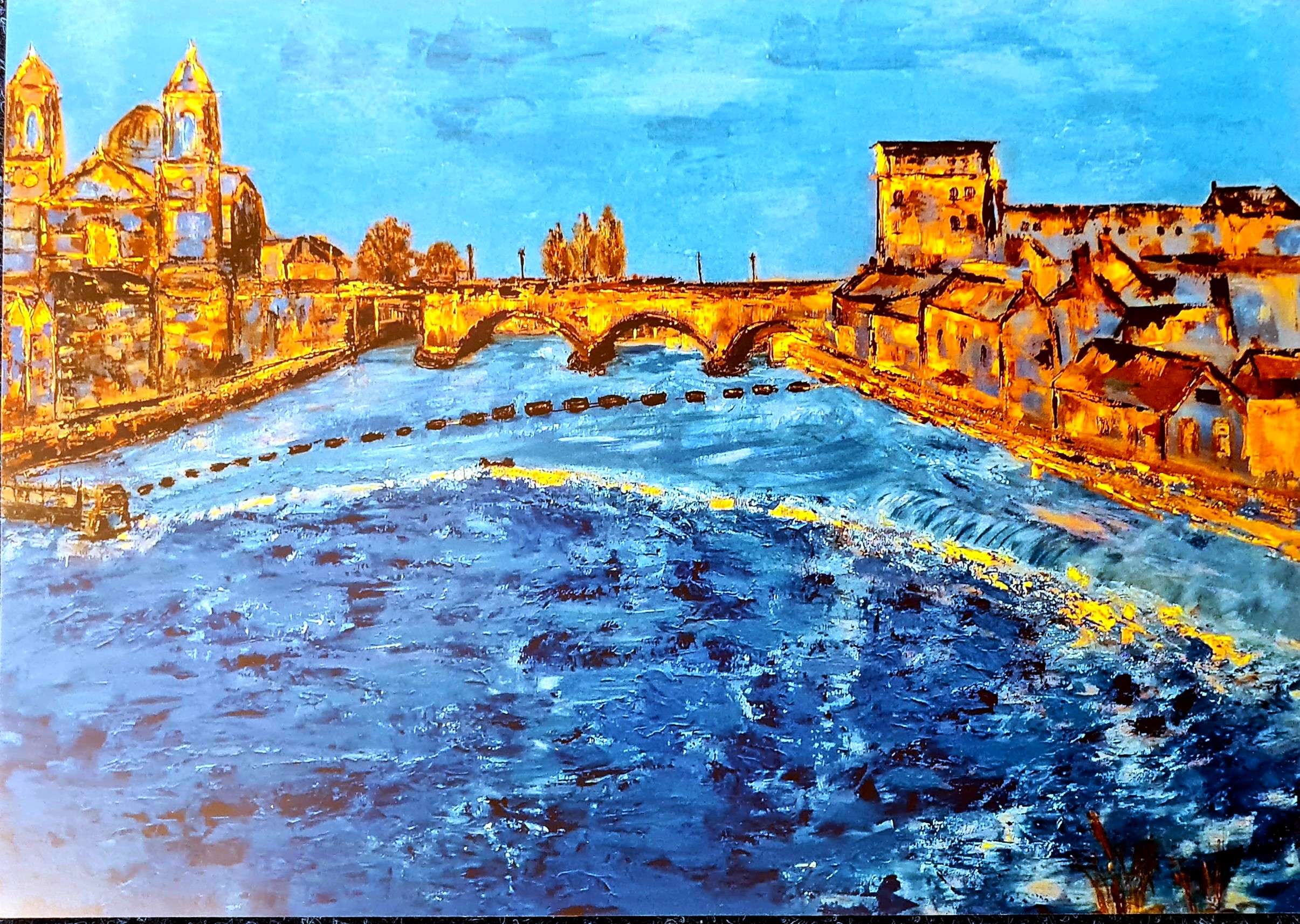 A4 print on card - Radiant Athlone
