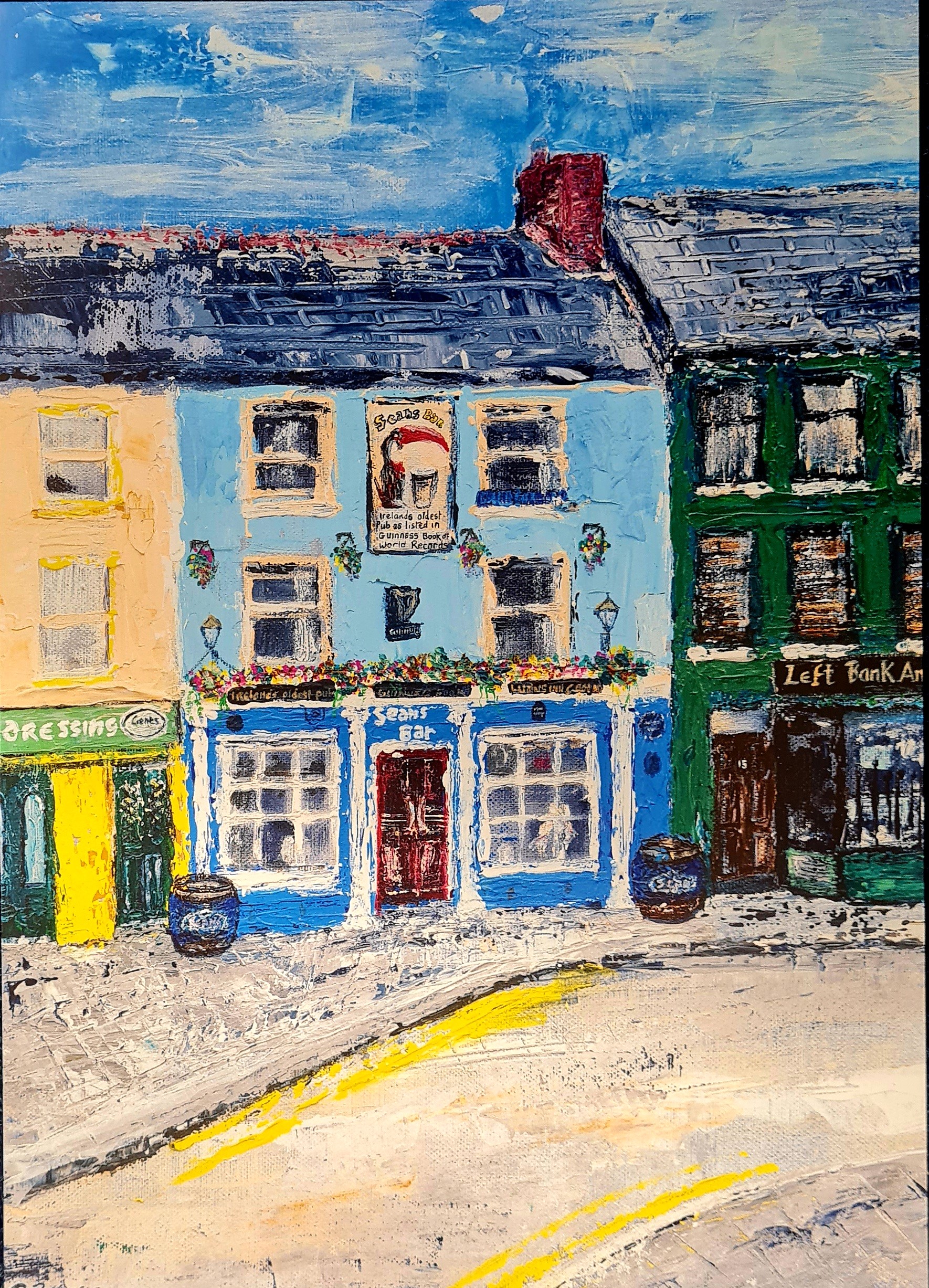 A4 print on card Sean's Bar