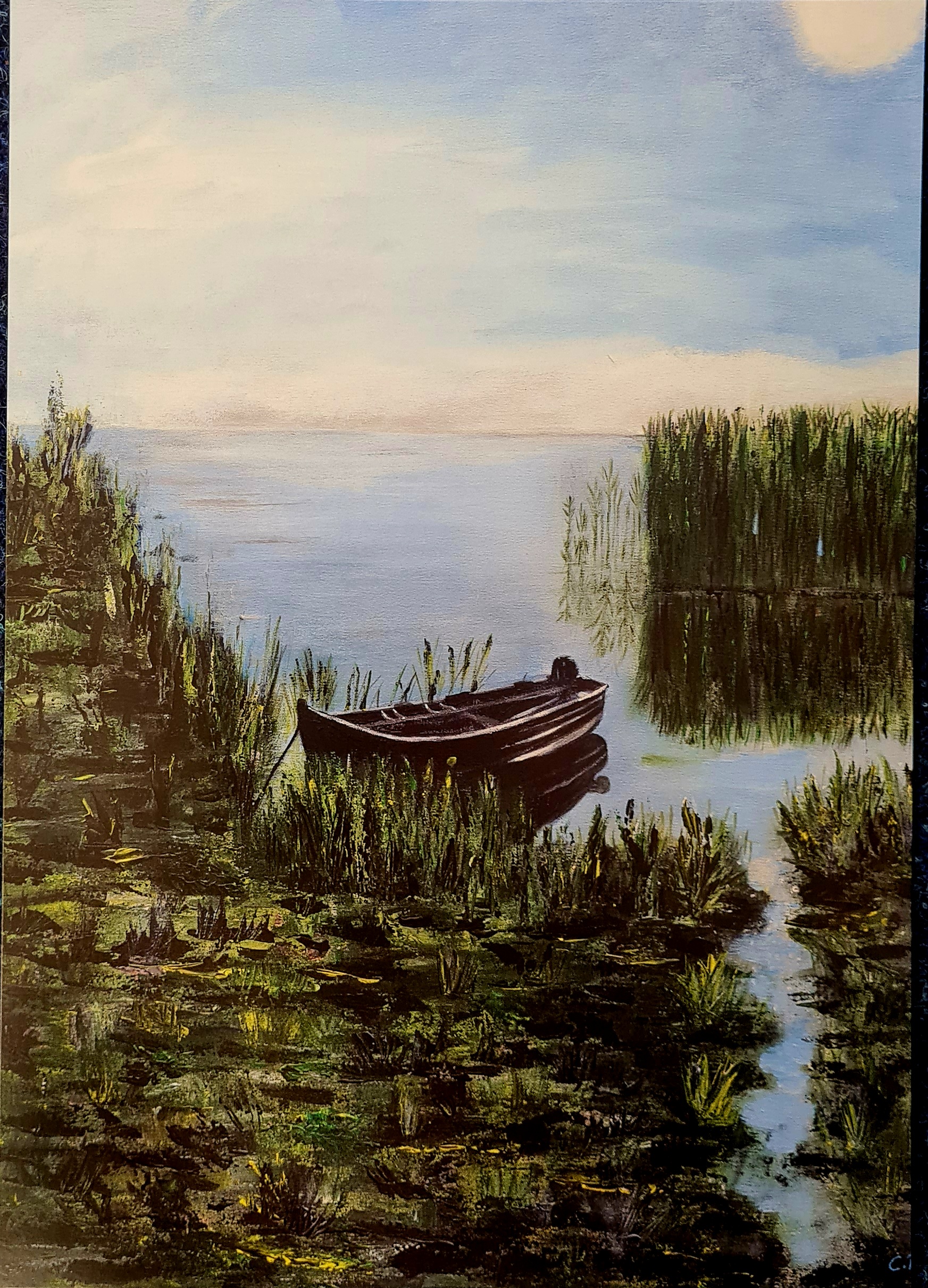 A4 print on card -Serenity