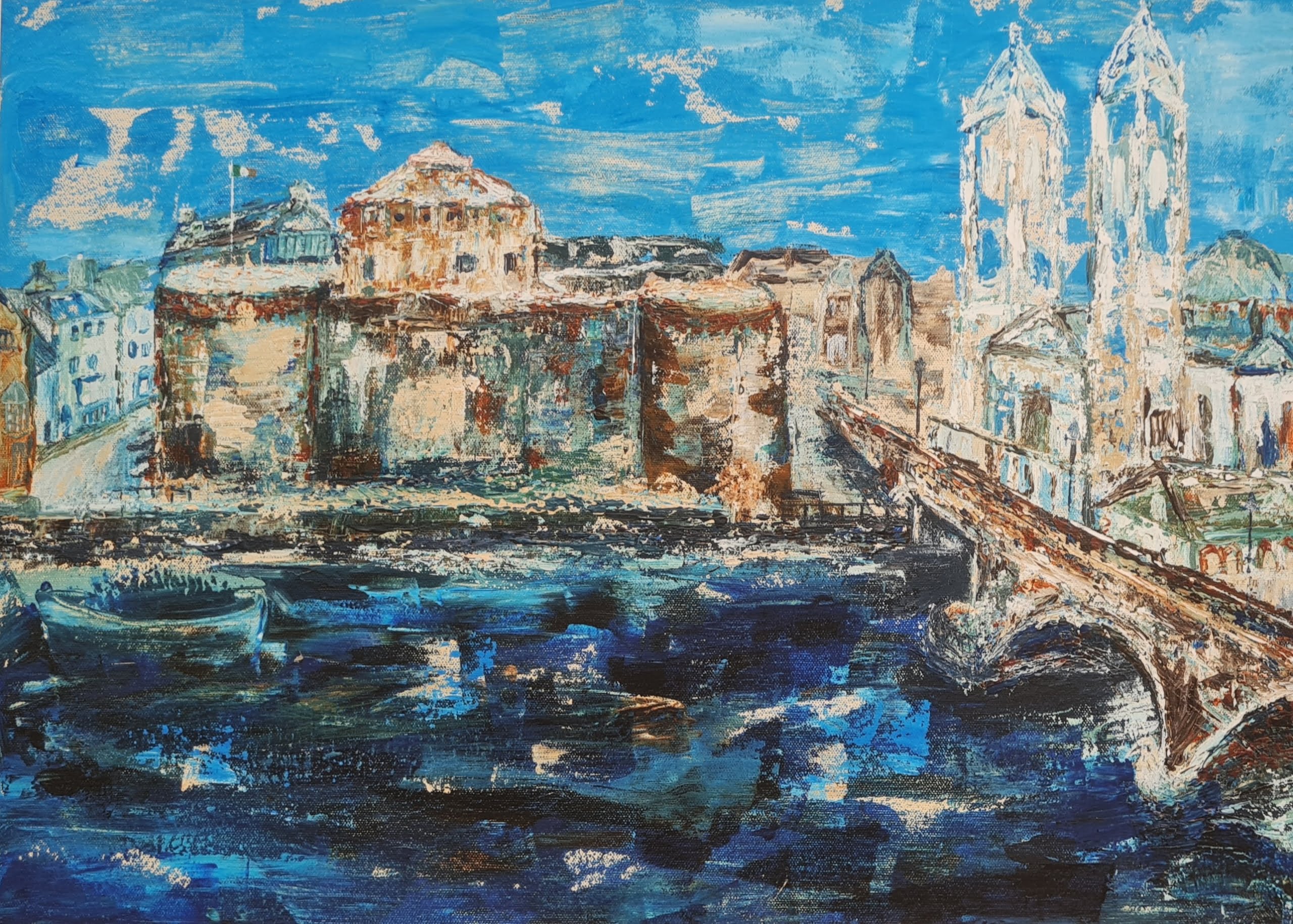 Atmospheric Athlone Castle Giclee Print 2
