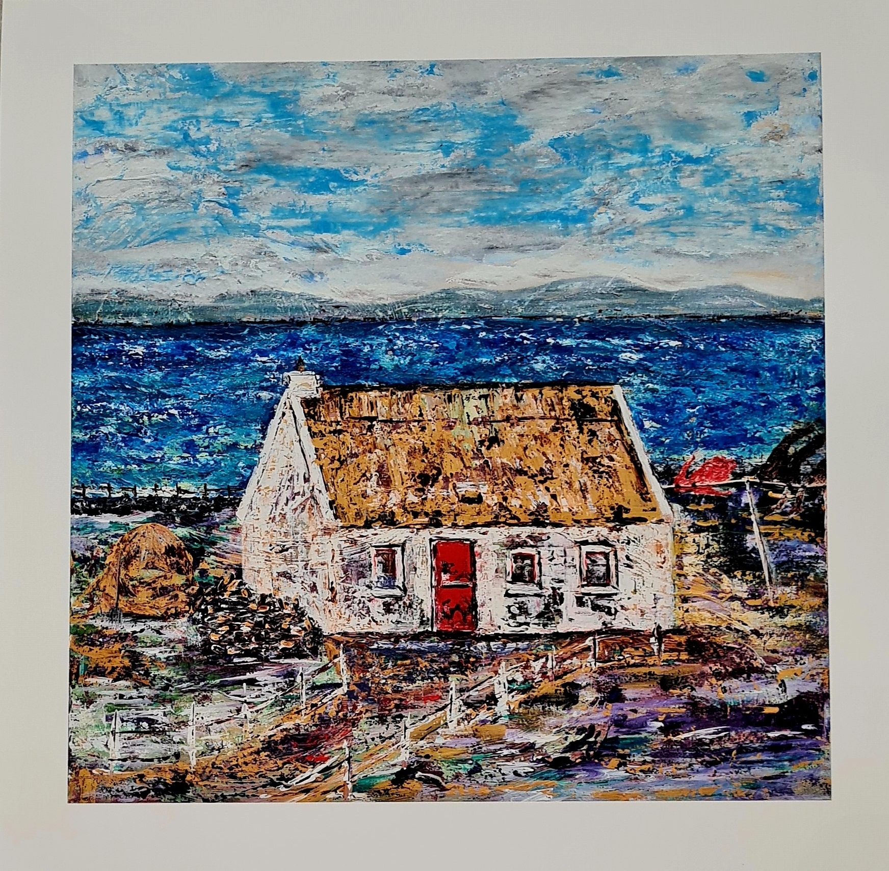 Energetic Giclee Print of cottage- 600