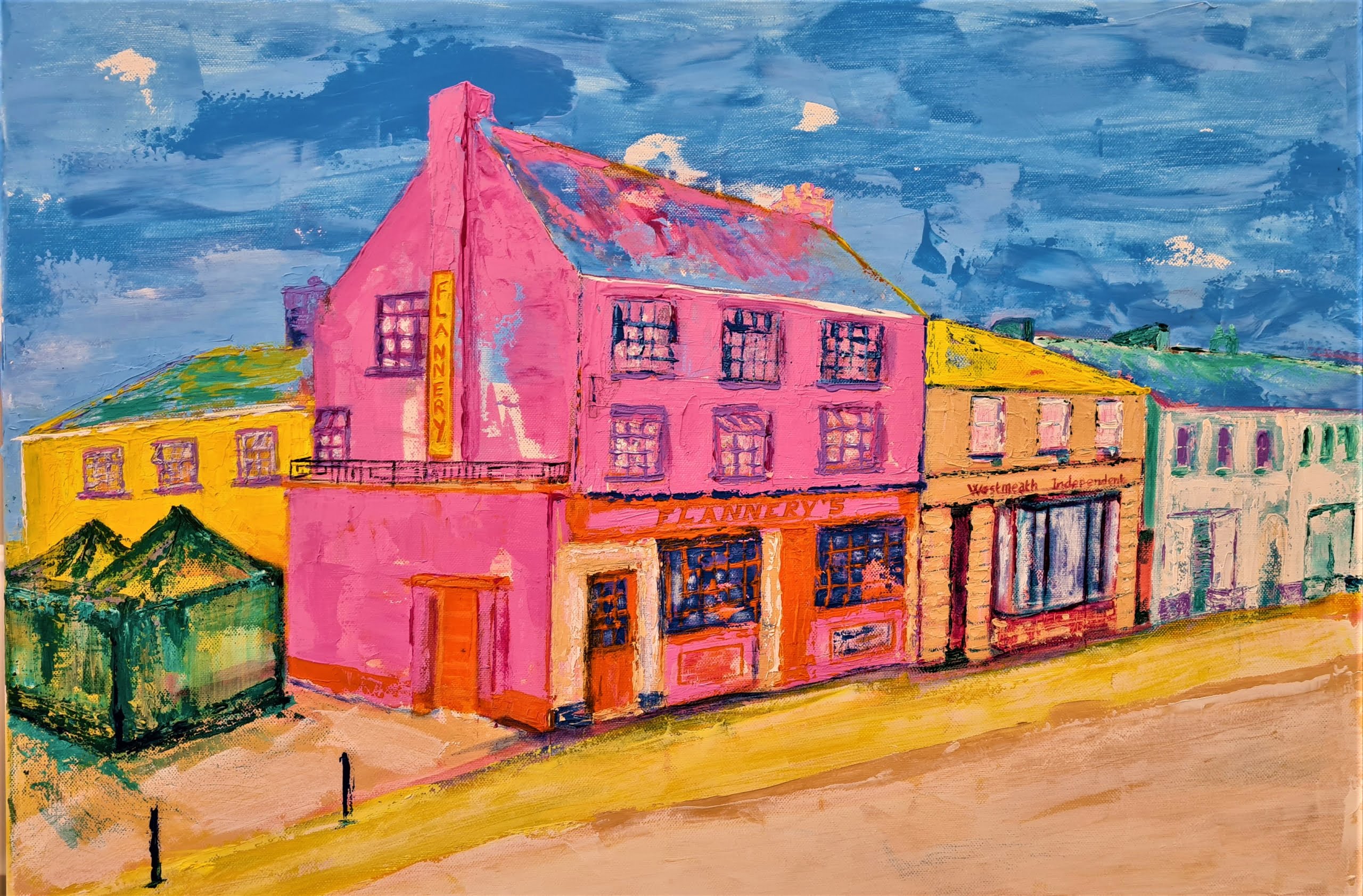 vibrant Flannerys Pub