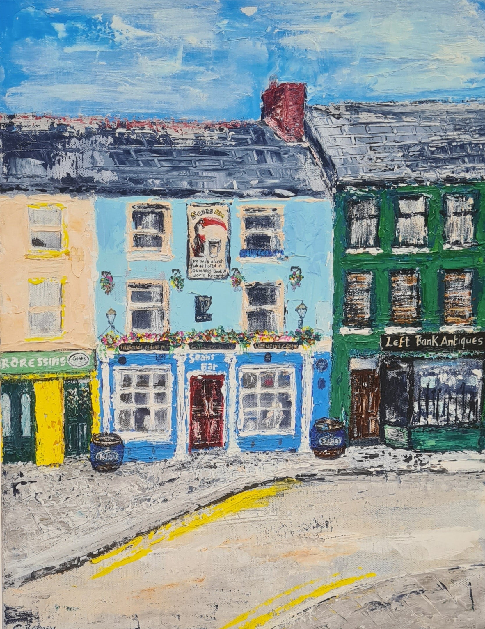 Exciting Sean's Bar giclee print